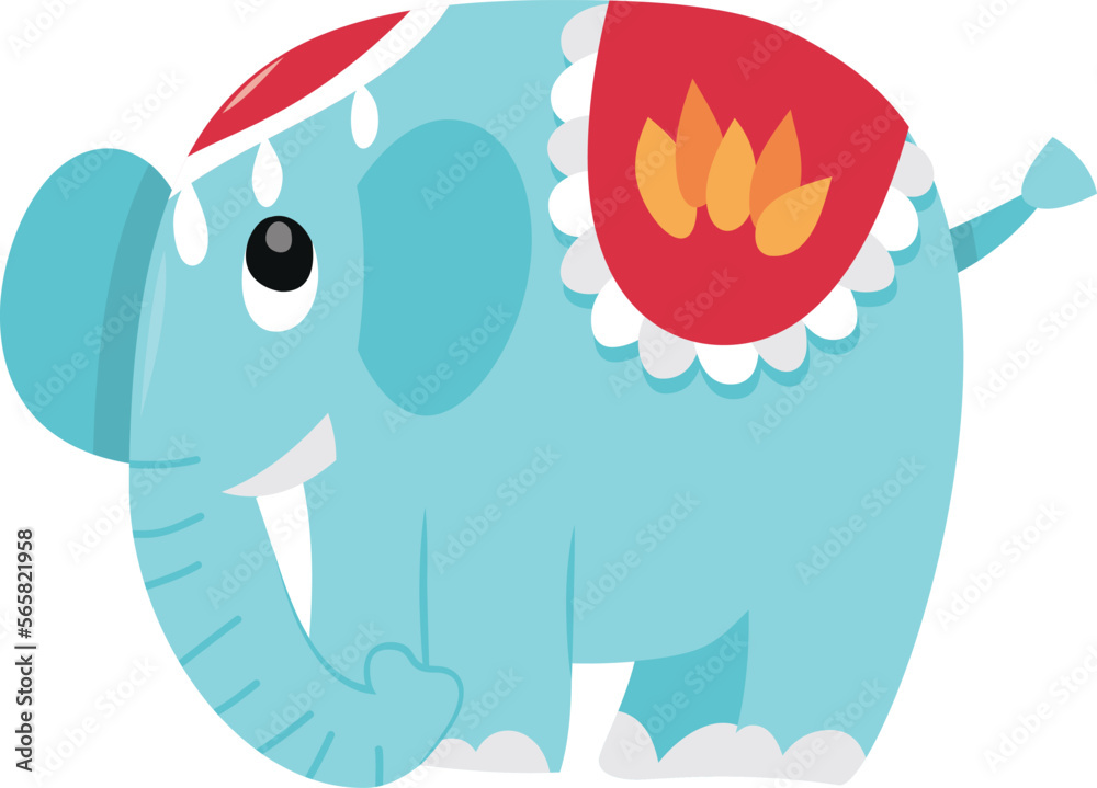Fototapeta premium Circus Elephant