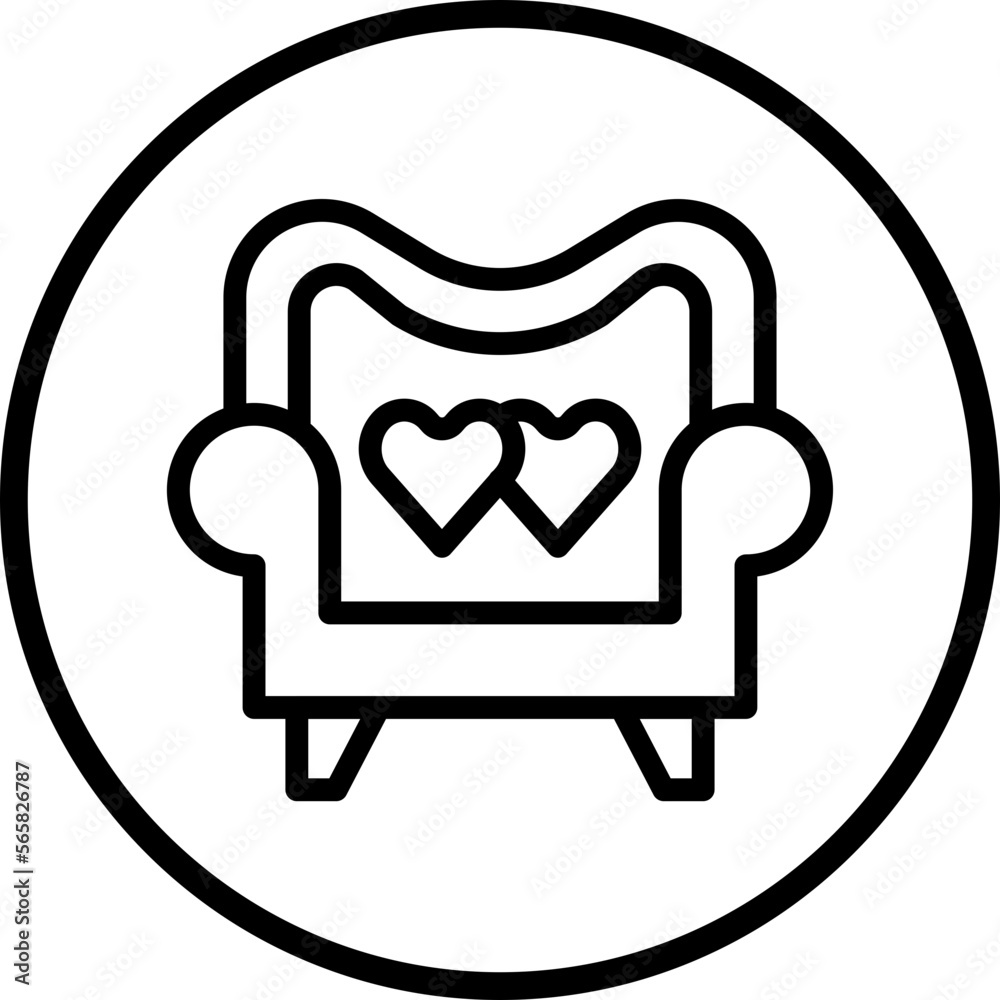 Wedding Chair Icon Style Wedding Chair Icon Style