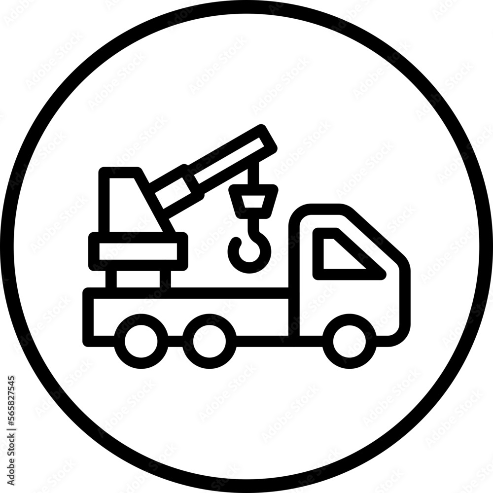 Crane Icon Style Crane Icon Style