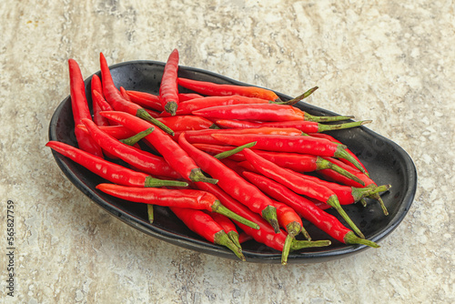 Hot and spicy chili pepper