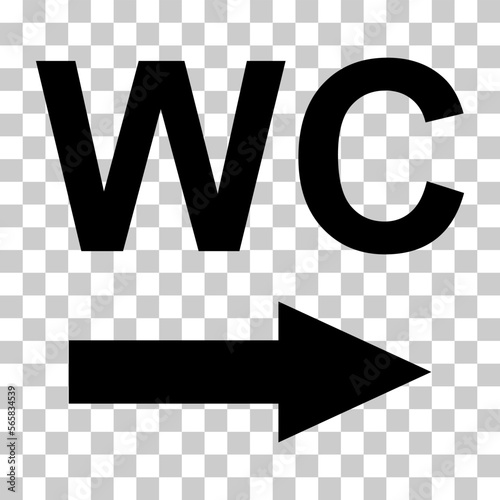 Wallpaper Mural Restroom women and men wc symbol, flat web button, toilet vector illustration information Torontodigital.ca