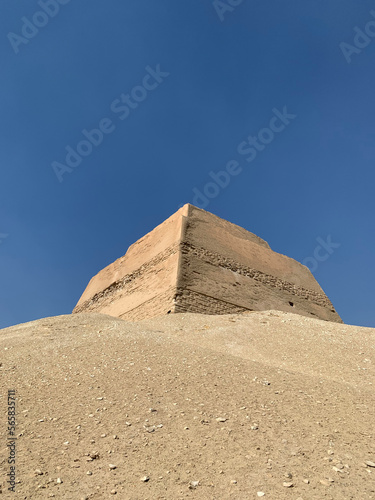 Meidum Pyramid of Fayoum in Egypt photo