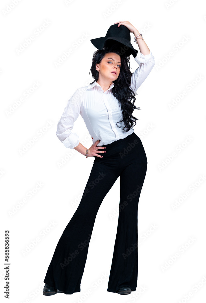 Fashionable pretty lady in studio posing for camera. Studio fashionable elegant model. Fashionable pretty lady in studio posing for camera. Studio fashionable elegant model.