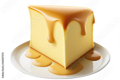 Cheese cake with generative ai technology