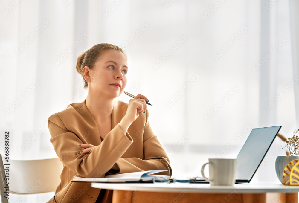 woman working in the office woman working in the office