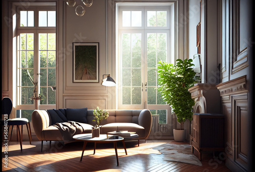 European living room modern style