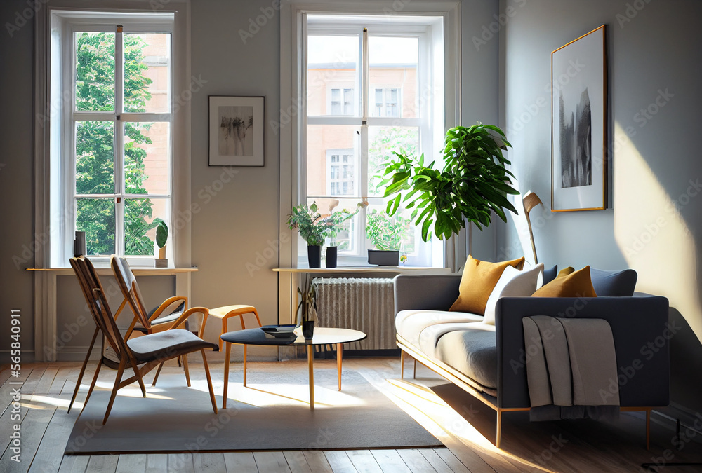 Fototapeta premium Living room