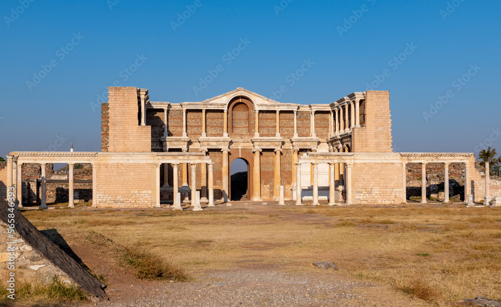 Sardis was the capital of the flourishing Lydian kingdom of the 7th century bce and was the first city where gold and silver coins were minted. From about 560 to about 546 Sardis was ruled by Croesus.