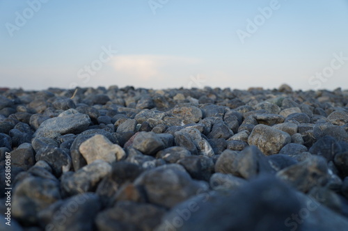 Dark gray coastal pebbles!