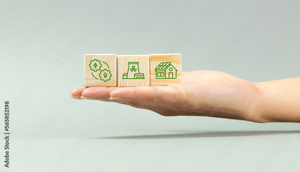 The transition of the world economy to renewable energy, the use of solar panels, water turbines, the concept of clean earth The transition of the world economy to renewable energy, the use of solar panels, water turbines, the concept of clean earth