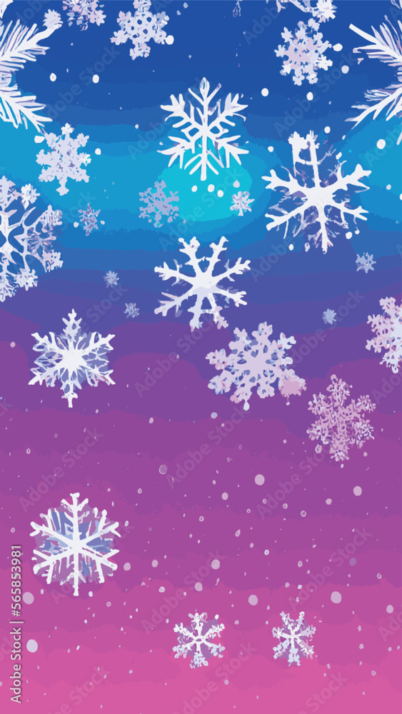 snowfall texture with snowflakes on multicolored backgrounds snowfall texture with snowflakes on multicolored backgrounds