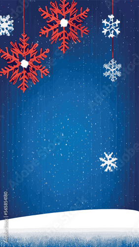 snowfall texture with snowflakes on multicolored backgrounds