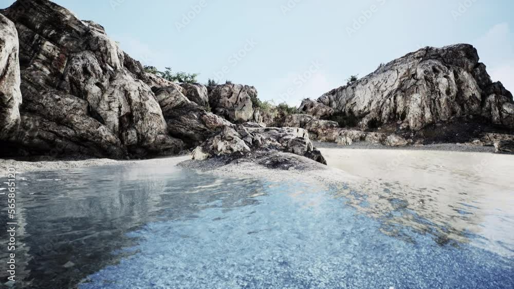 Rugged Rocks on a rocky shore on the West Coast of Pacific Ocean Rugged Rocks on a rocky shore on the West Coast of Pacific Ocean