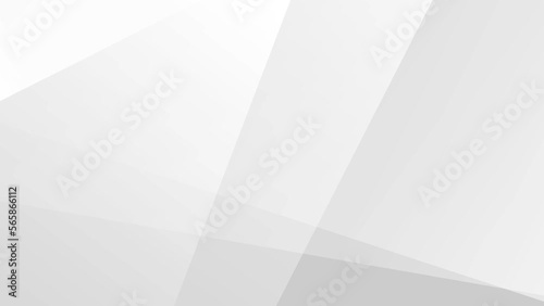 2D flat Animations loop 4K Gray tone and white color and background abstract art with waves photo