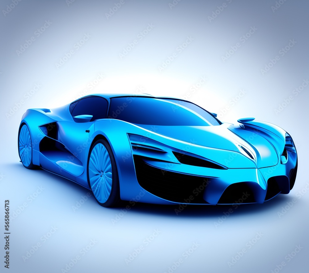 Luxurious Car, Generative AI Illustration
