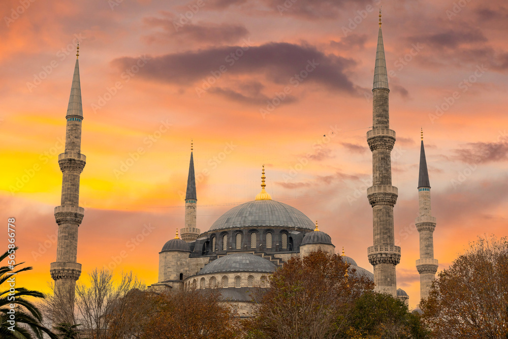 The Sultan Ahmed Mosque (Blue Mosque) Istanbul, Turkey