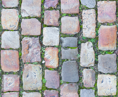 Ancient pavers as a seamless background
