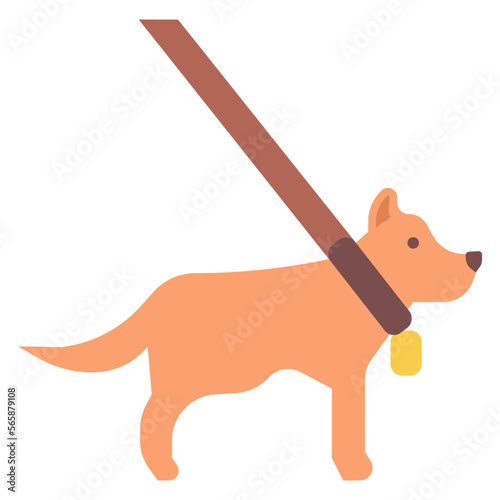 guide dog assistant illustration