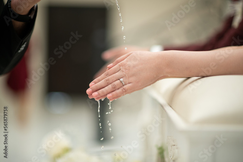 Water Pouring, Thai Traditional Ceremony, Engagement