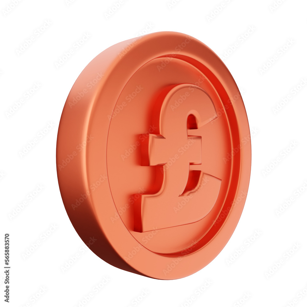 3d coin euro bronze icon illustration render 3d coin euro bronze icon illustration render