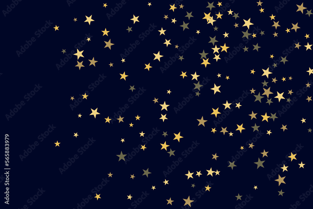 Star confetti. Gold casual confetti background. Bright design pattern. Star confetti. Gold casual confetti background. Bright design pattern.