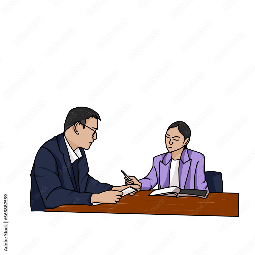 young employees discussing suitable for business elements young employees discussing suitable for business elements
