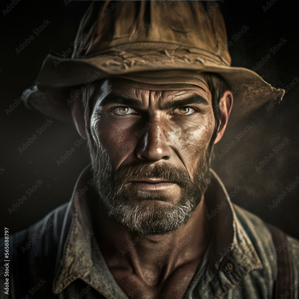 portrait of a cowboy/Farmer portrait of a cowboy/Farmer