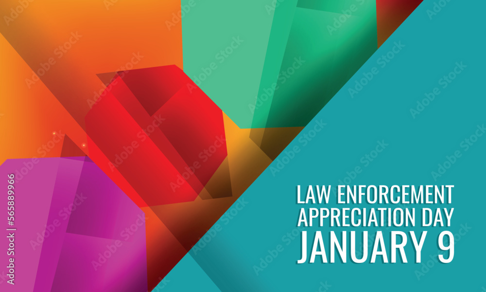 National Law Enforcement Appreciation Day . Design suitable for