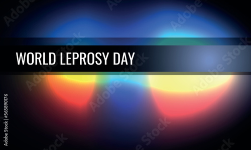 world leprosy day. Vector Illustration. Suitable for greeting card poster and banner