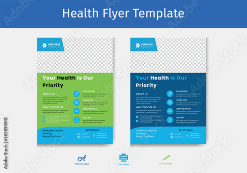 Health Flyer Template