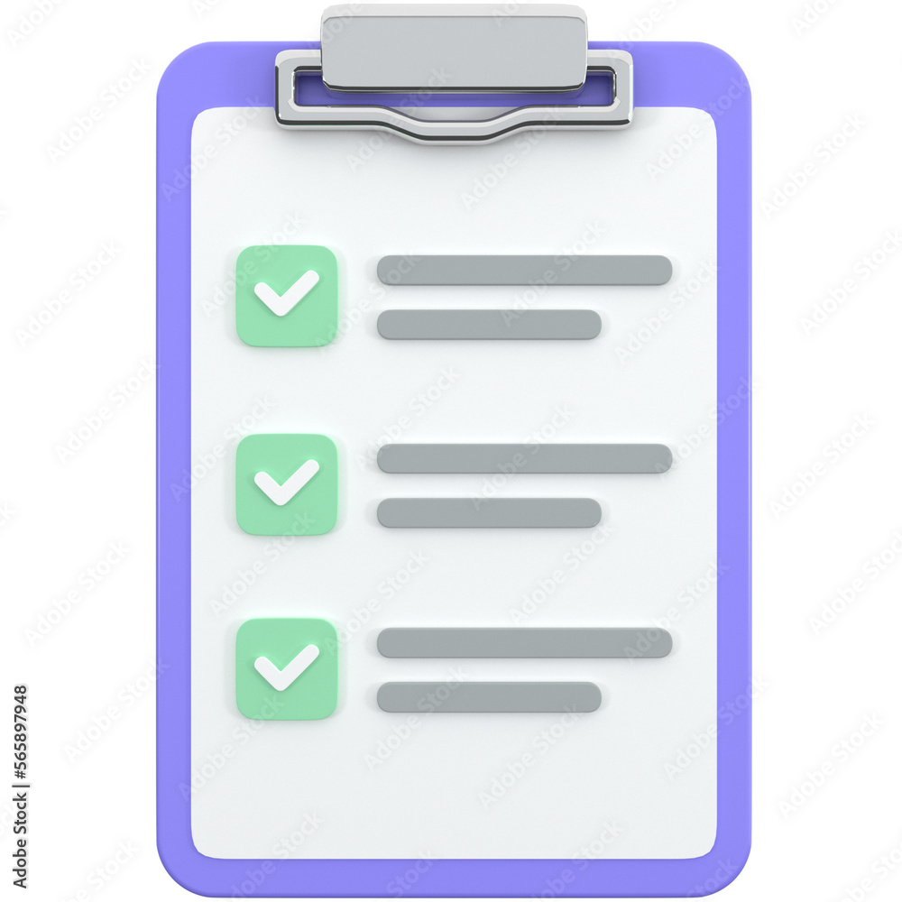 3d clipboard icon, for UI, poster, banner, social media post. 3D rendering 3d clipboard icon, for UI, poster, banner, social media post. 3D rendering