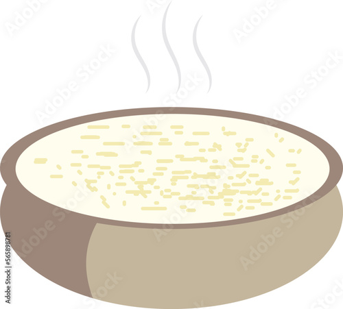 Hand drawn asian cuisine food illustration, somusa, bangladesh, indain, pakistani tradisional local food vector 