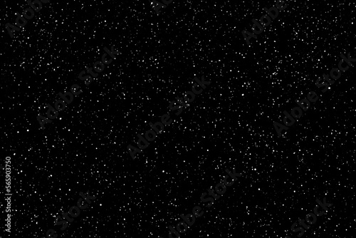 Starry night sky. Glowing stars in space. Galaxy space background. 