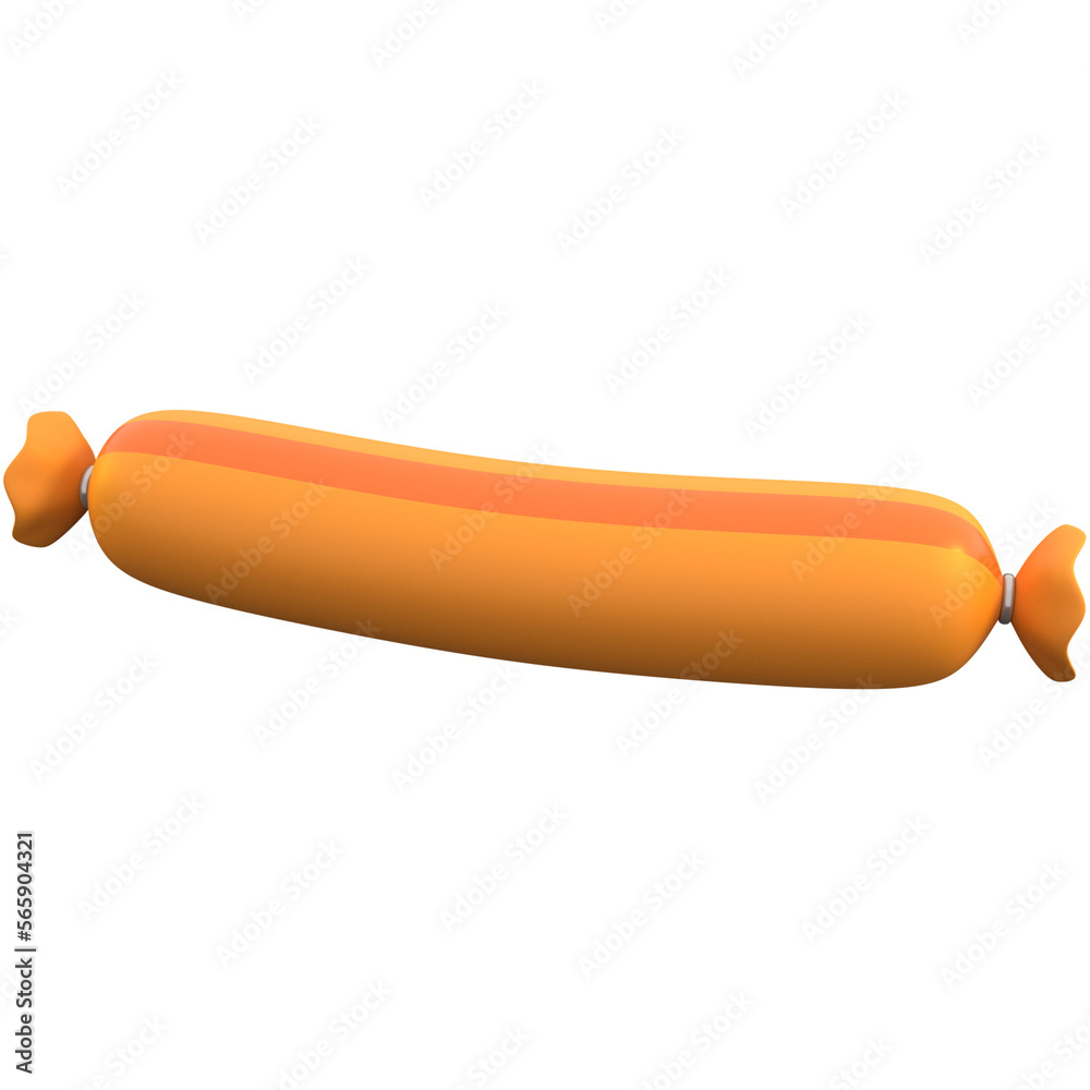3d sausage icon, for UI, poster, banner, social media post. 3D rendering 3d sausage icon, for UI, poster, banner, social media post. 3D rendering