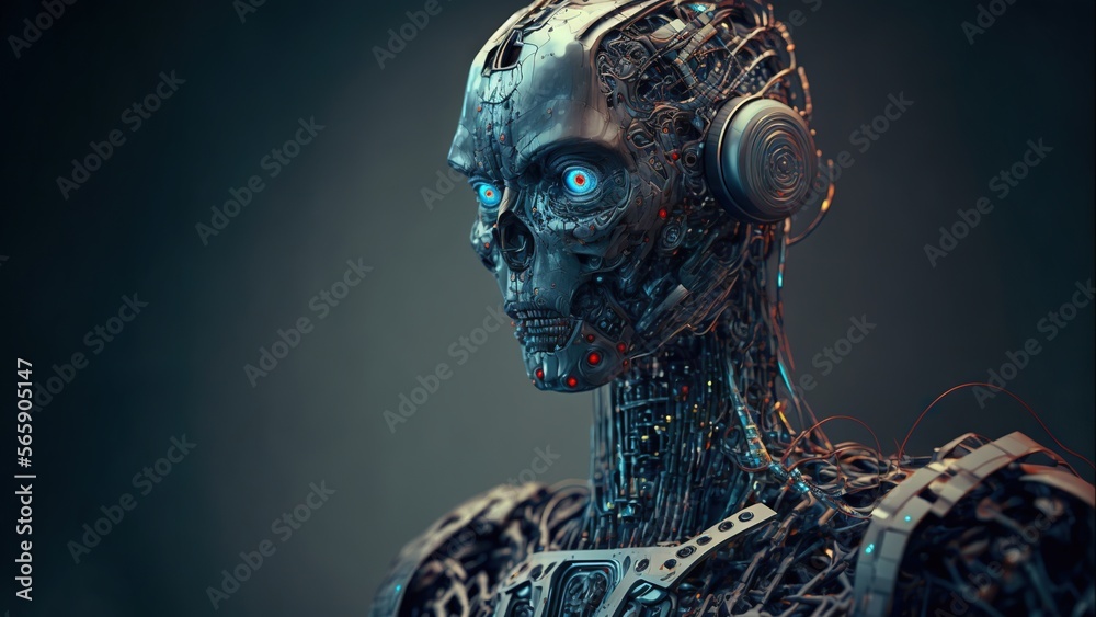 Ai bot artificial chatbot intelligence with copy space for text generative ai Ai bot artificial chatbot intelligence with copy space for text generative ai
