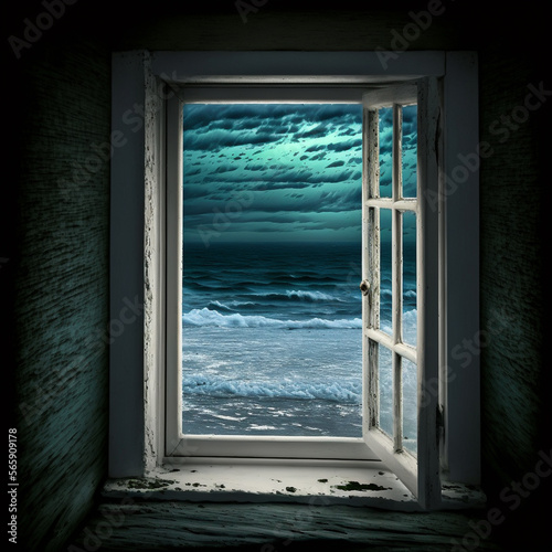 window in the sea  ai