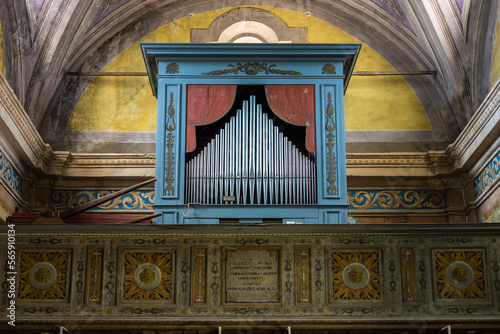 Quadro em tela historische Orgel in der Kirche St