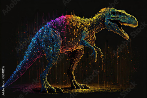Digital dinosaur of technology, Generative AI © Dianne