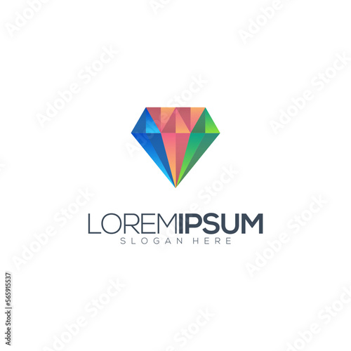 Free Download Awesome Colorful Diamond Premium Logo Vector - GFXLoad