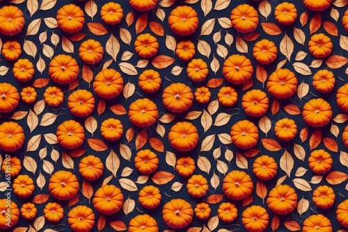 Wallpaper Mural pumpkin seamless pattern texture
 Torontodigital.ca