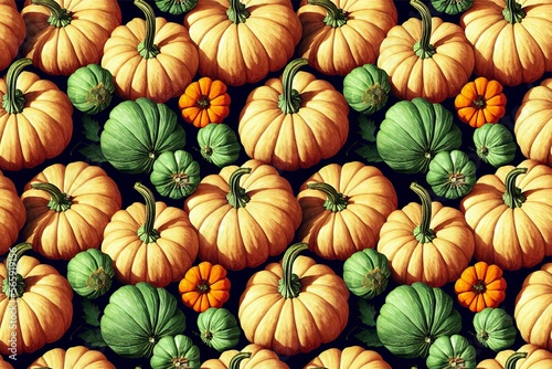Wallpaper Mural pumpkin seamless pattern texture
 Torontodigital.ca