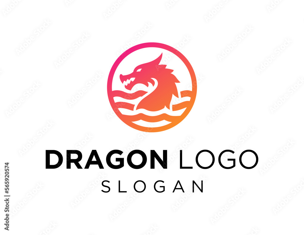 Logo about Dragon on a white background. created using the CorelDraw application. Logo about Dragon on a white background. created using the CorelDraw application.