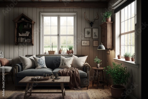 cozy living room interior © Luise