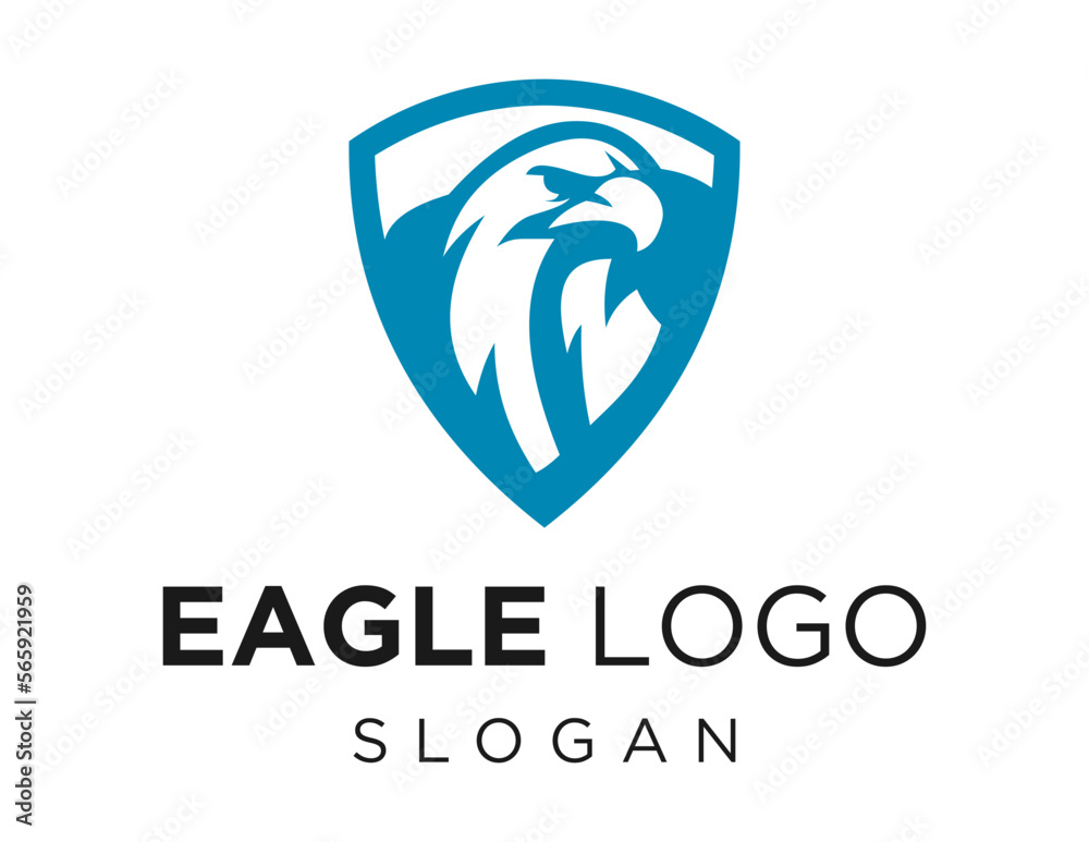 Logo about Eagle on a white background. created using the CorelDraw application. Logo about Eagle on a white background. created using the CorelDraw application.