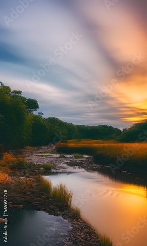 A Rocky Vista at Dawn © BrandwayArt