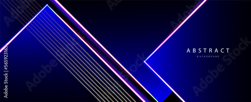 Abstract blue glossy lines pattern dynamic design background