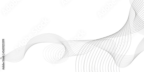 Vector abstract background wave modern business design. Futuristic technology line.