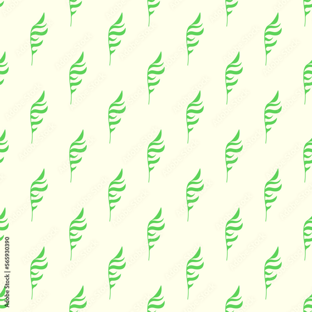 Vivid seamless repeating pattern of verdant plant for wallpapers, textile, fabric and other surfaces Vivid seamless repeating pattern of verdant plant for wallpapers, textile, fabric and other surfaces