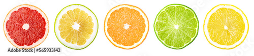 Canvas-taulu Grapefruit citrus fruit