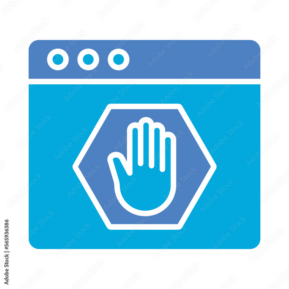 Obraz premium Ad Blocker Icon